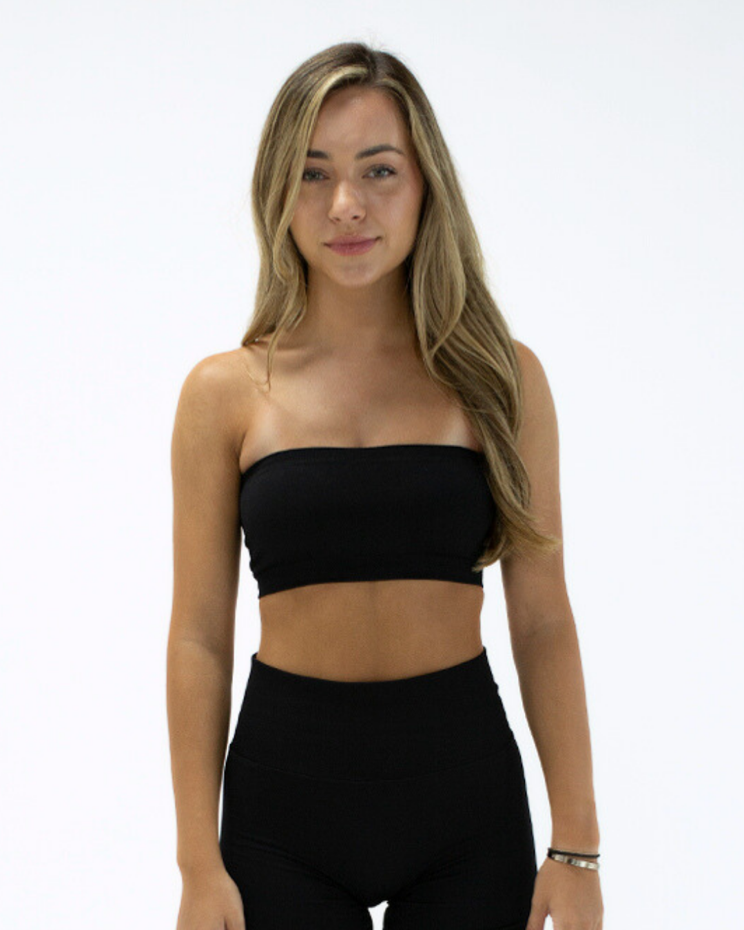 Seamless Bandeau | Ink Black - Who Active
