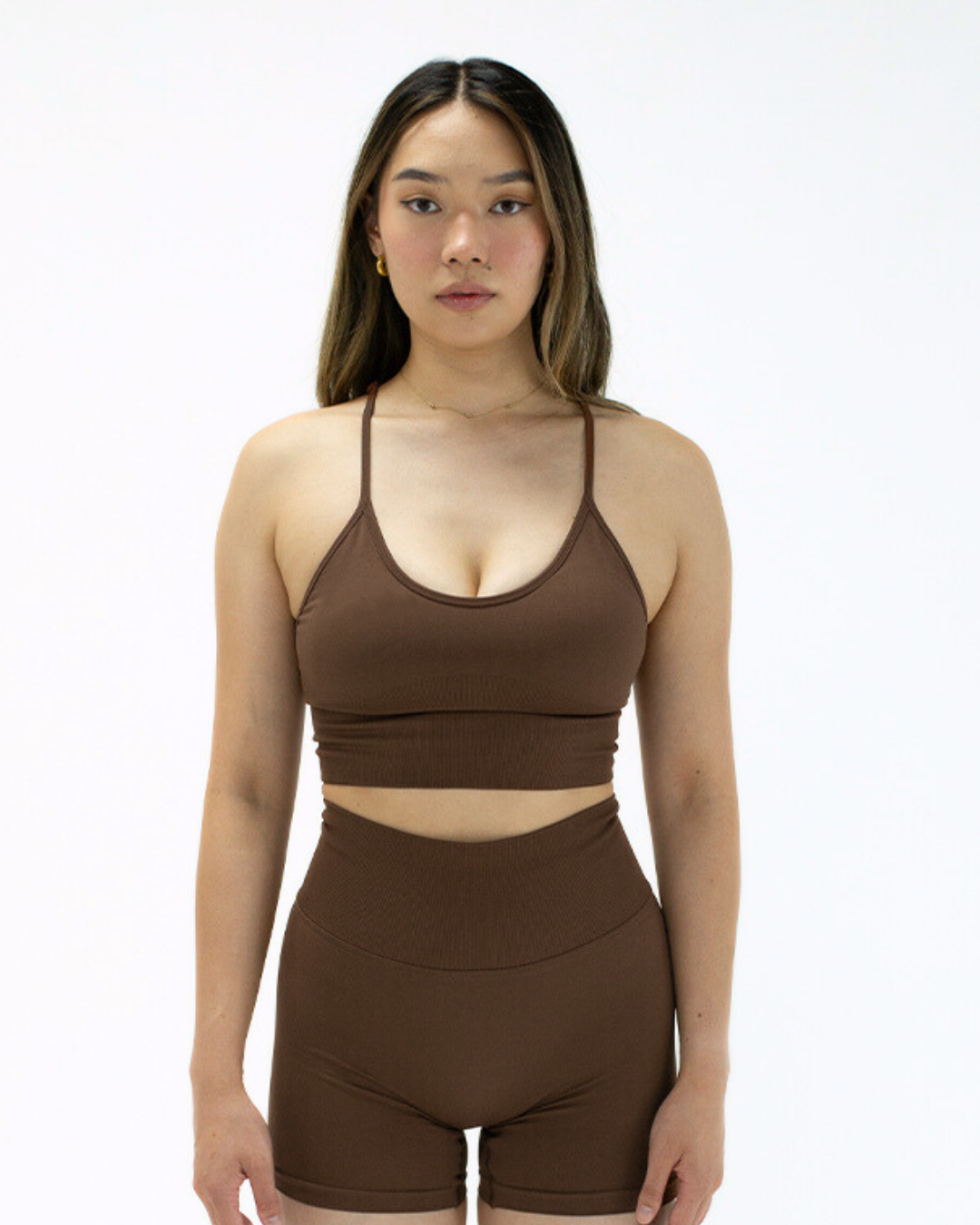 Seamless Bra | Espresso - Who Active