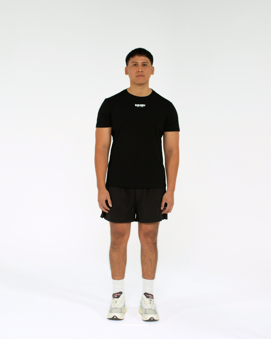 Staples Tee | Pitch Black - Who Active
