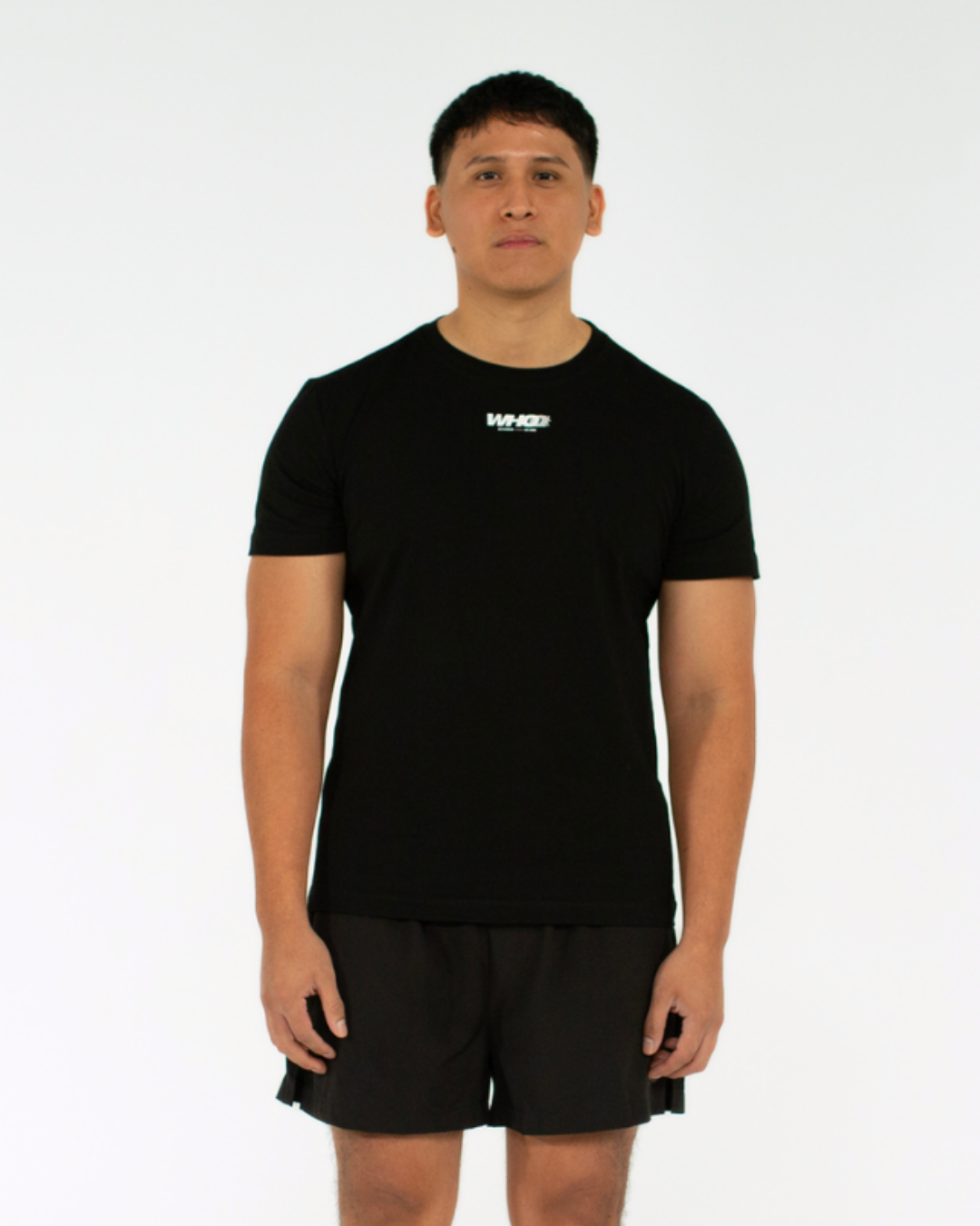 Staples Tee | Pitch Black - Who Active
