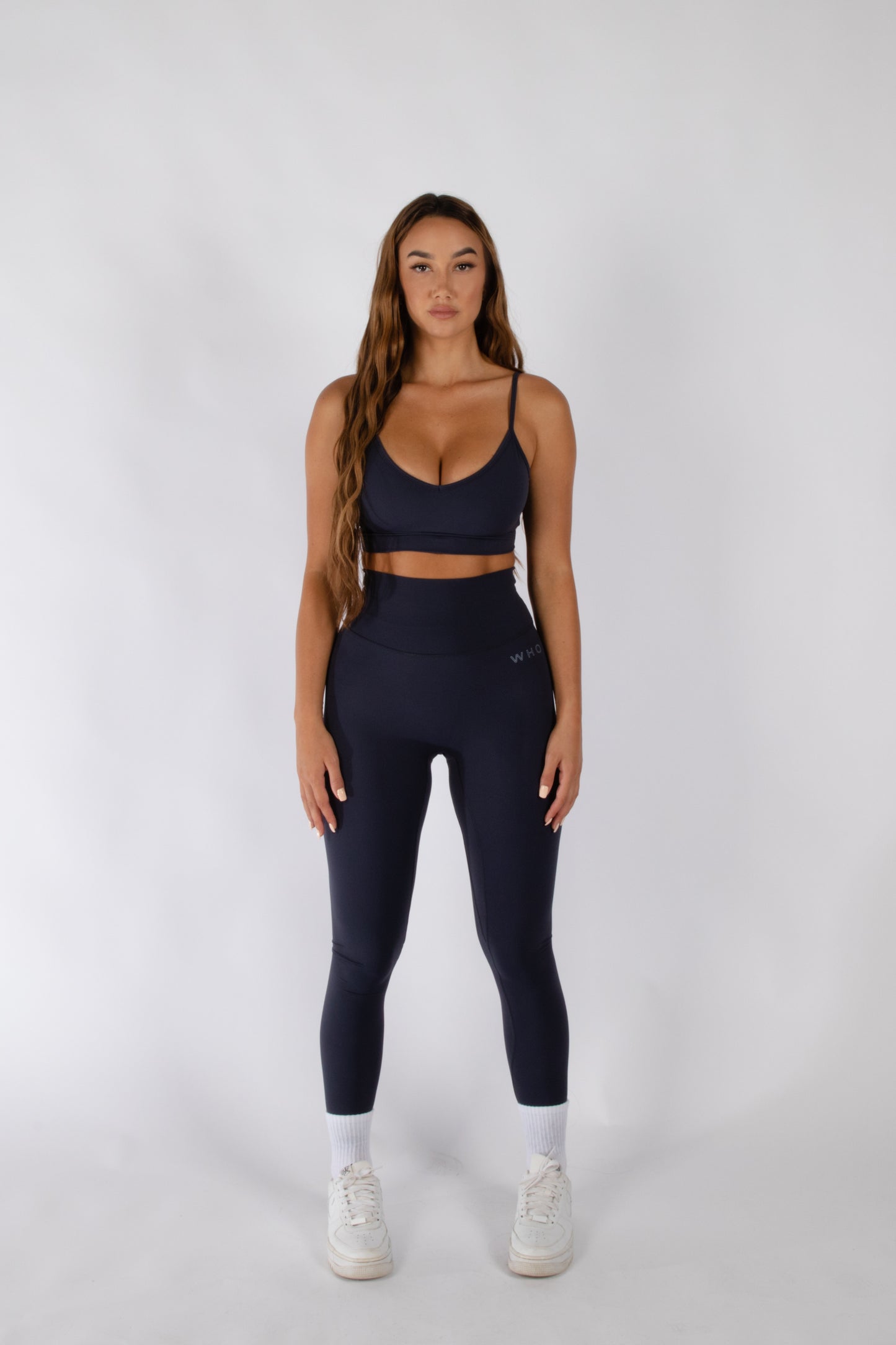 Staples Leggings | Midnight Blue - Who Active