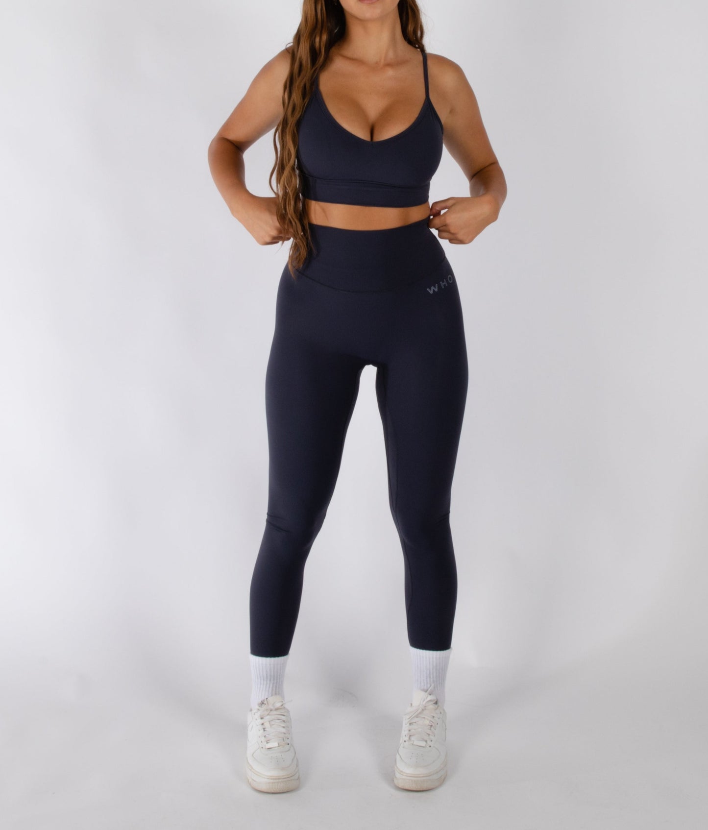 Staples Leggings | Midnight Blue - Who Active