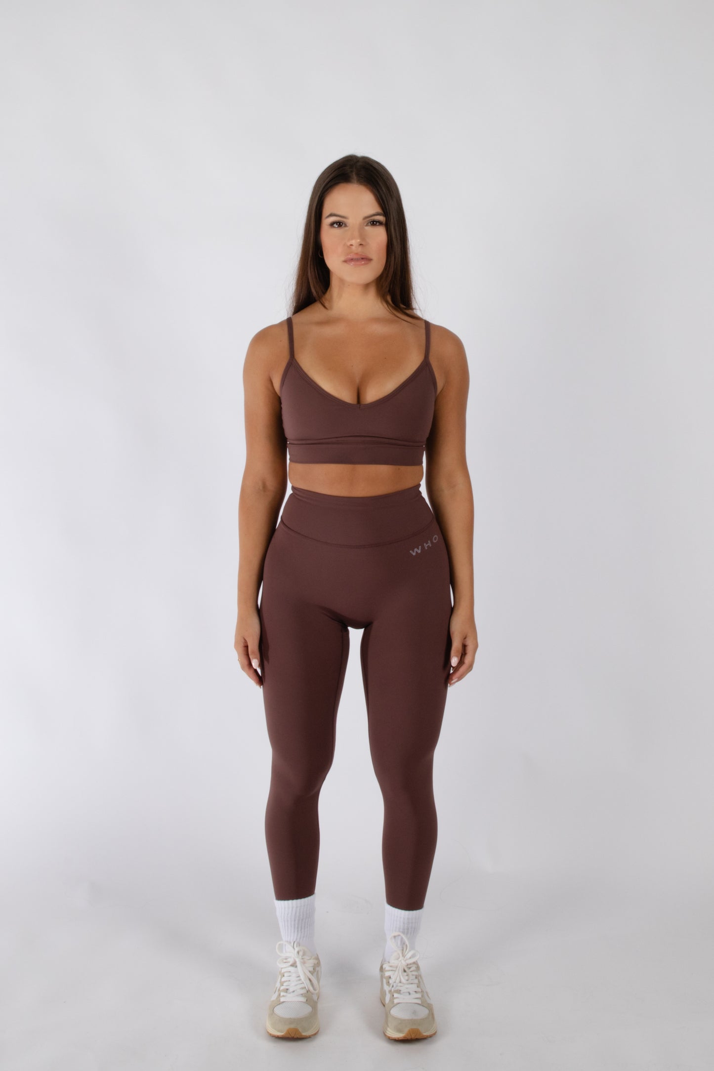 Staples Leggings | Earth Brown - Who Active