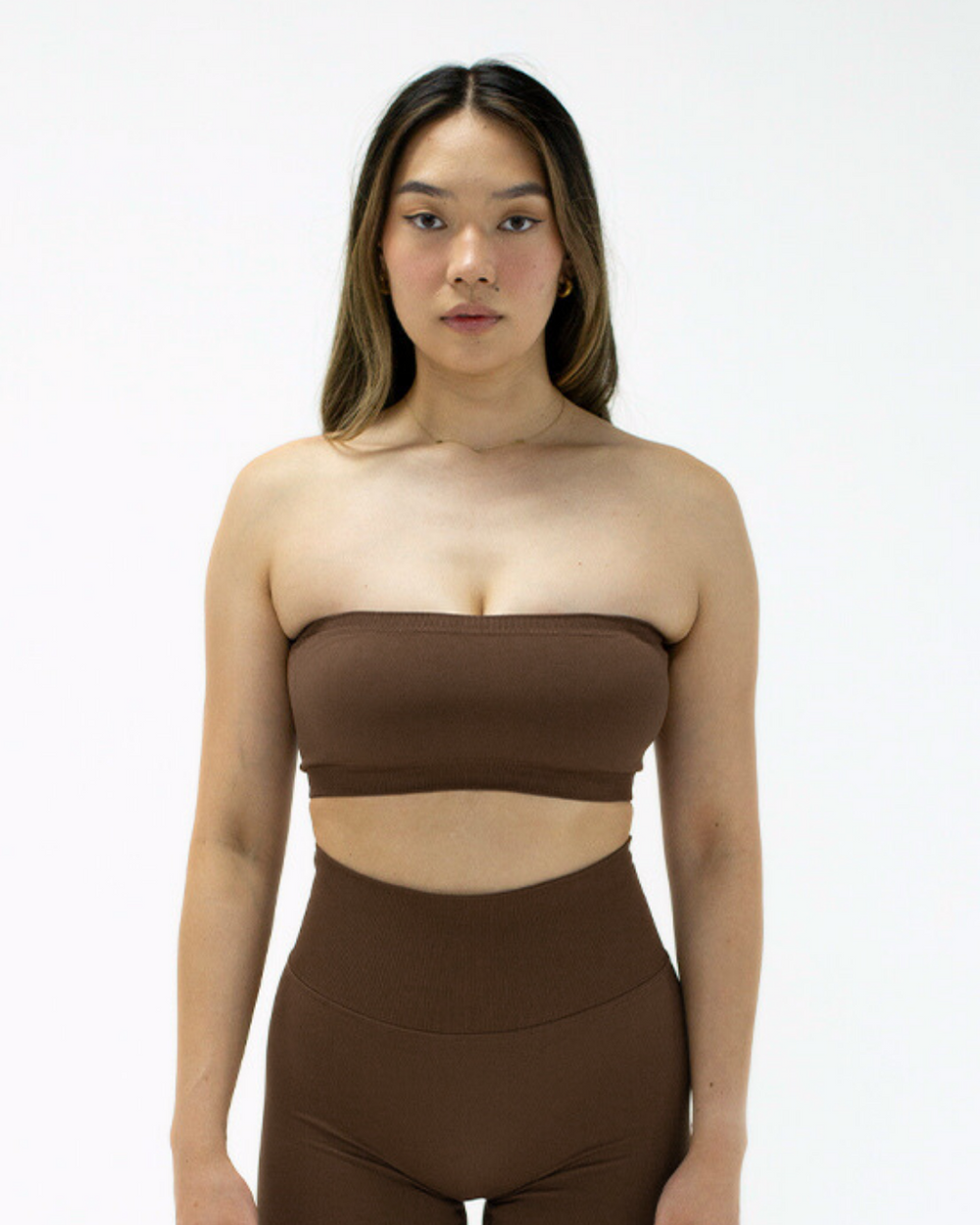 Seamless Bandeau | Espresso - Who Active