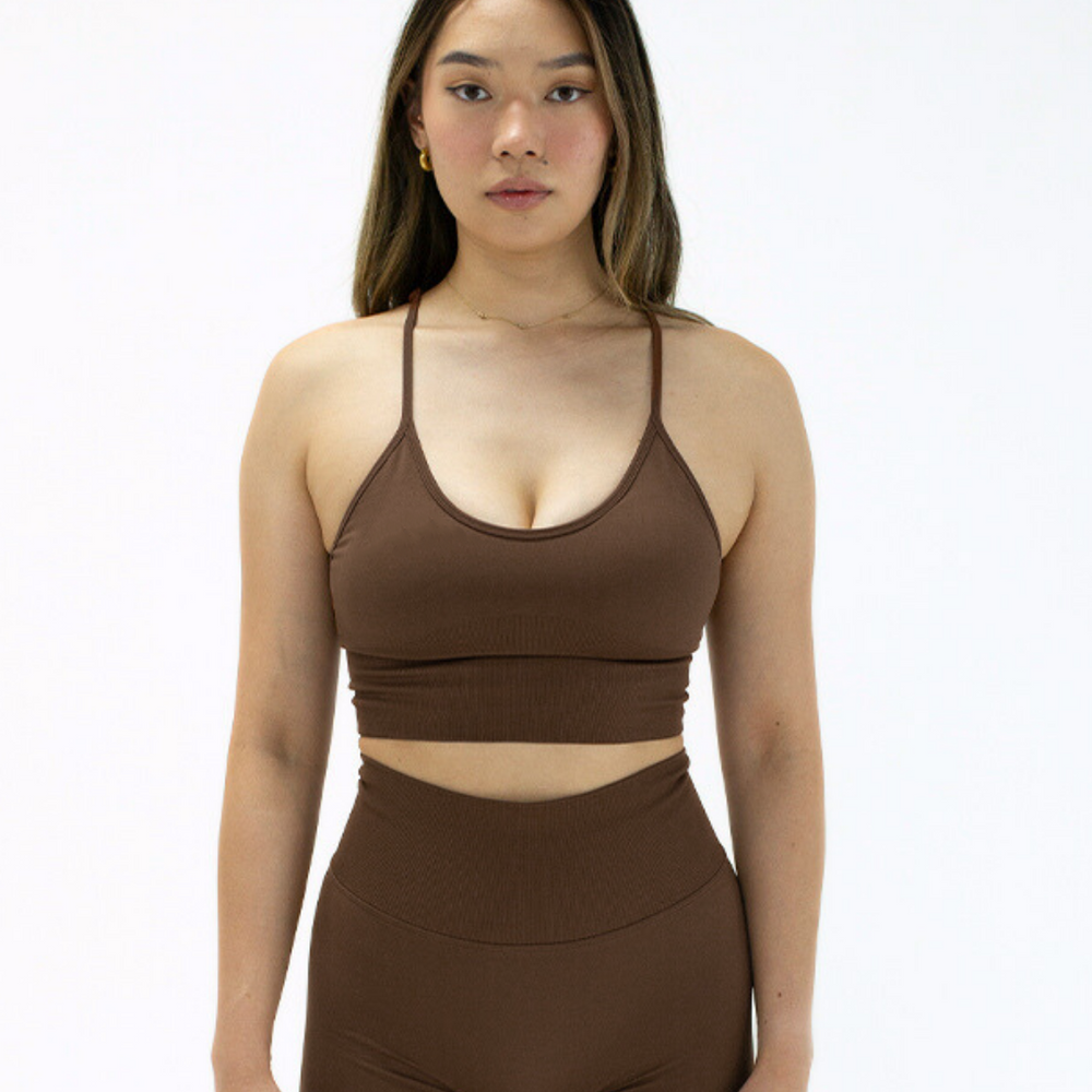 Seamless Bra | Espresso