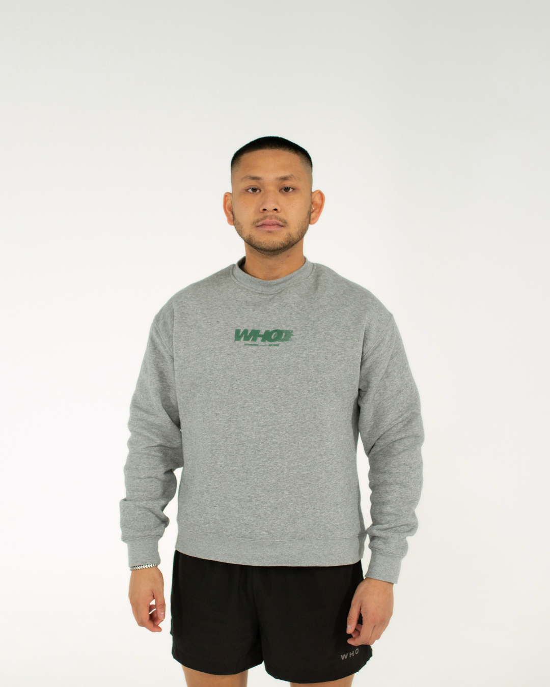 Evolve Crewneck | Grey Marle