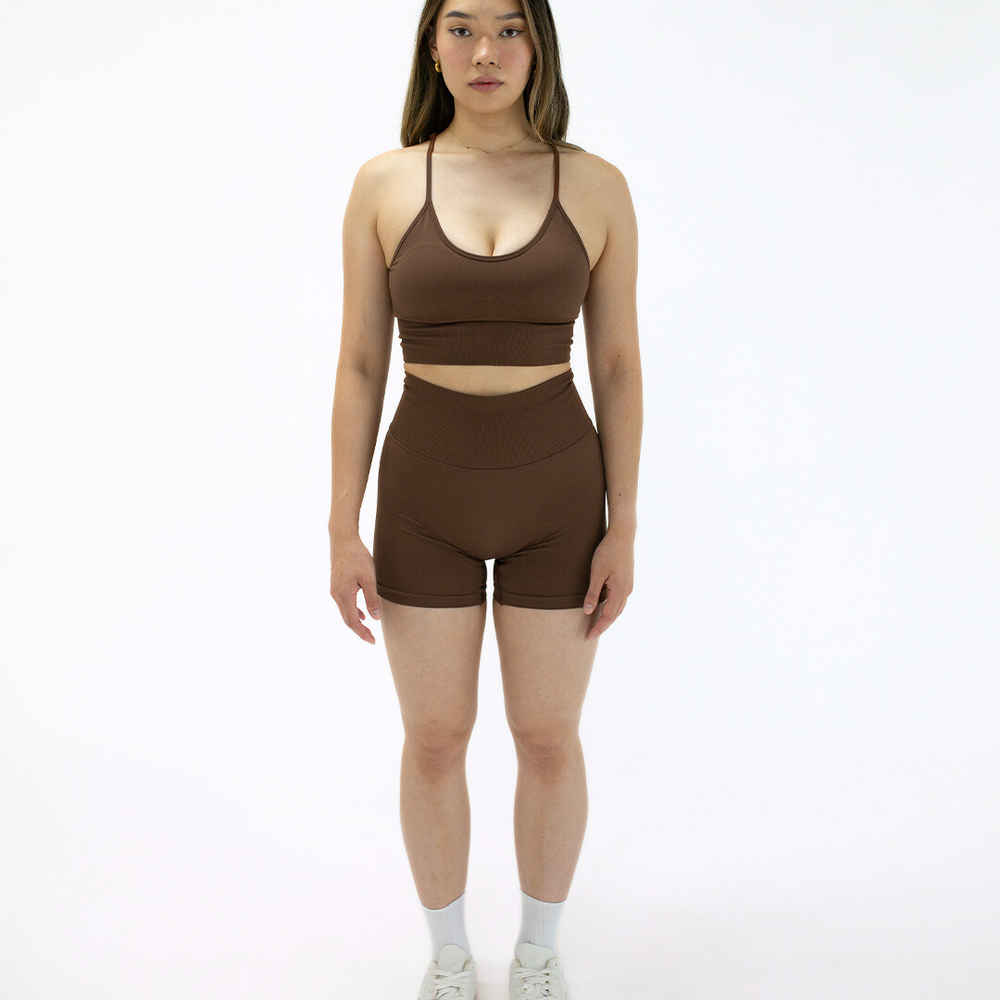 Seamless Bra | Espresso