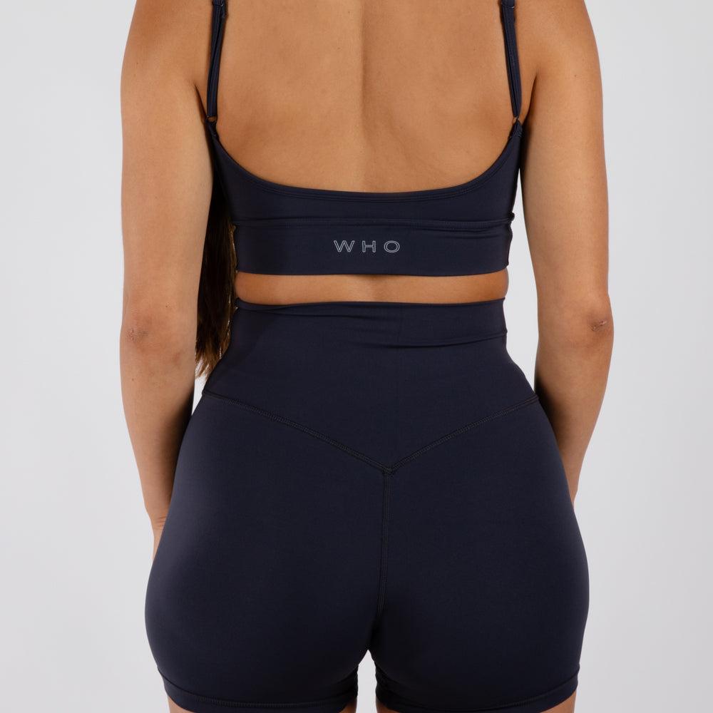 
                      
                        Staples Bra | Midnight Blue - Who Active
                      
                    